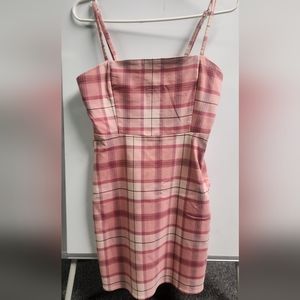 Forever 21 Pink Plaid Dress